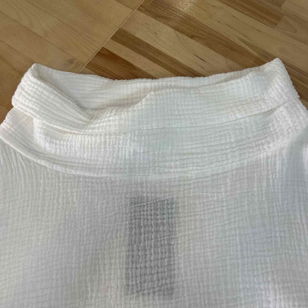 Bryn Walker Size L White Eel Skin New Sweater