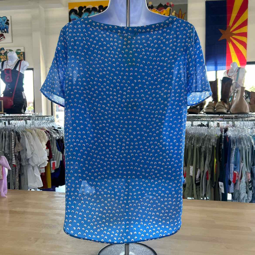 Banana Republic Size XS Blue Preloved Blouse SS