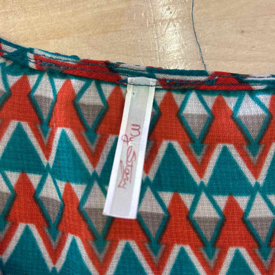 My story Size M orange green beigge Preloved Coverup