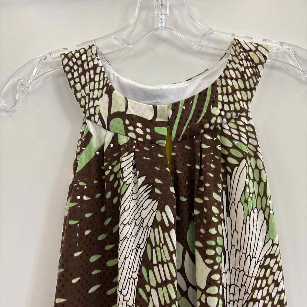 Mesmerize Size S Brown & Green Dress