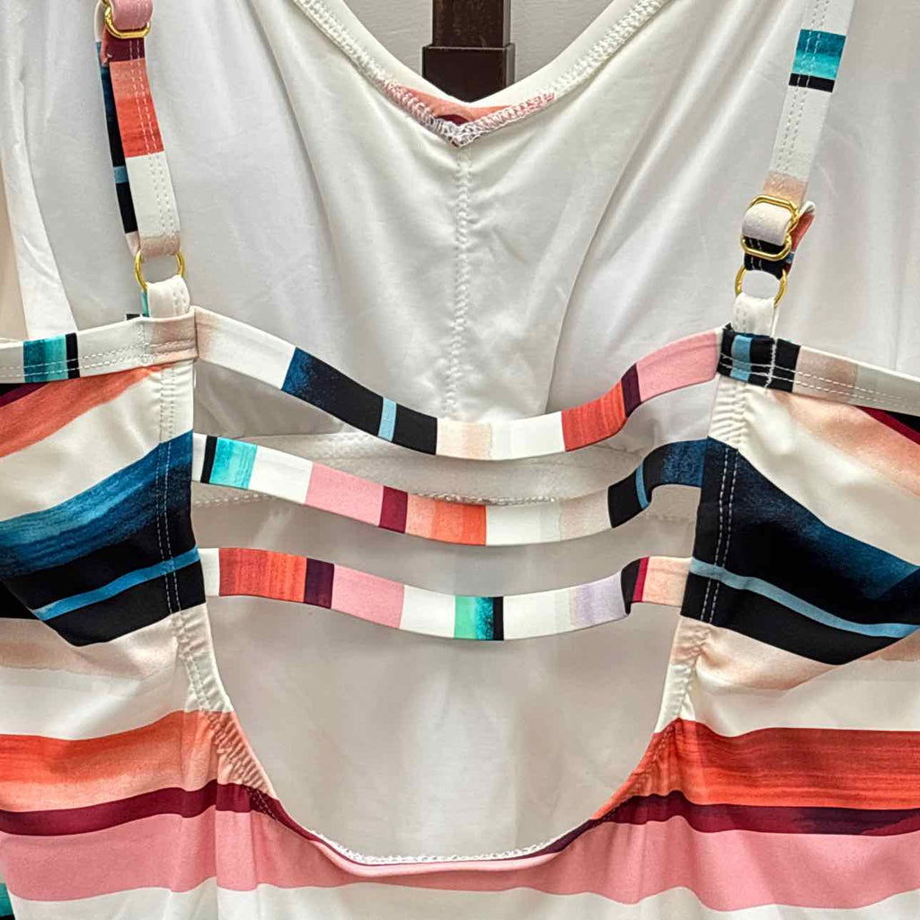 La Blanca Size 22 Pink Print Preloved Swimsuit