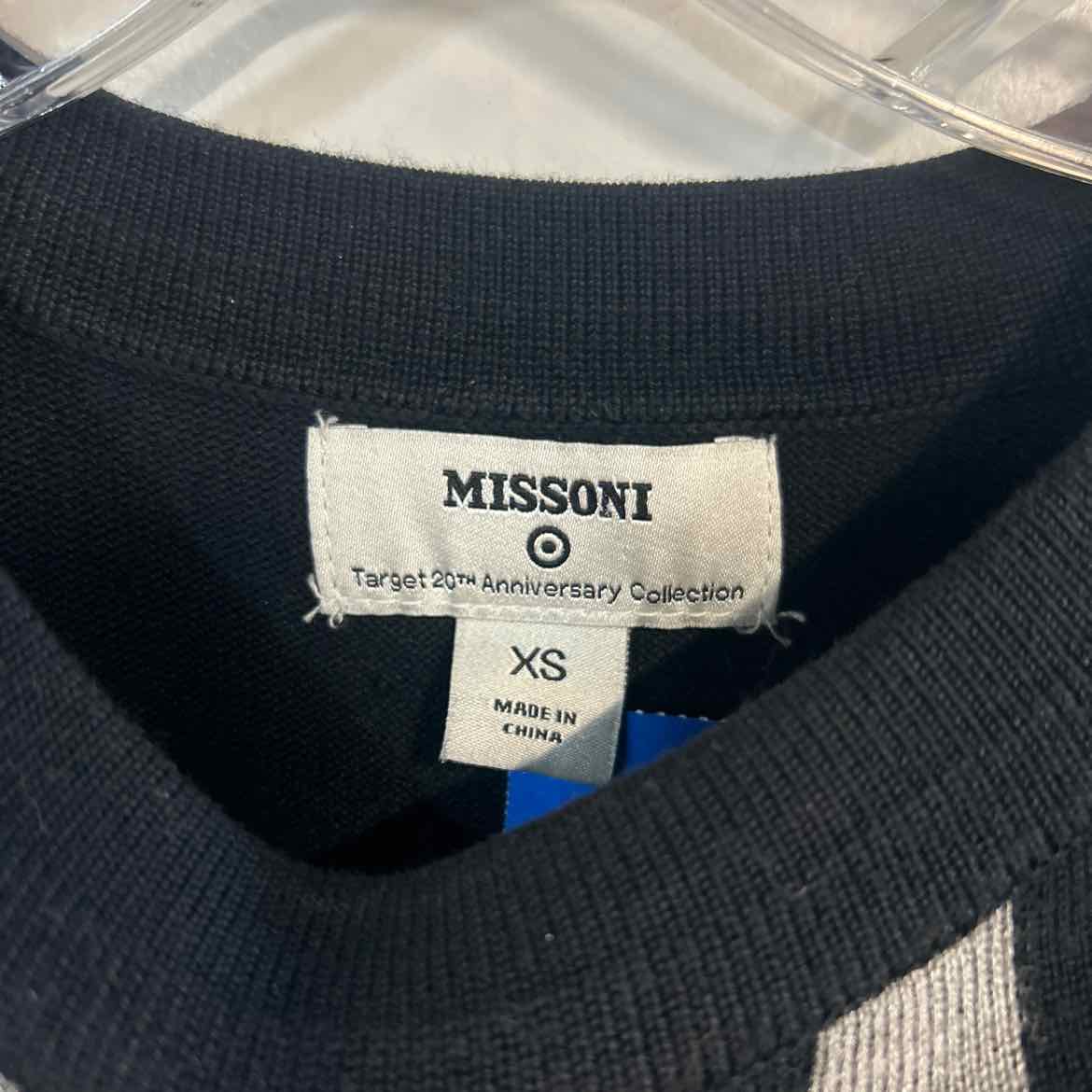 Missoni Size XS Black Knit Preloved Dress