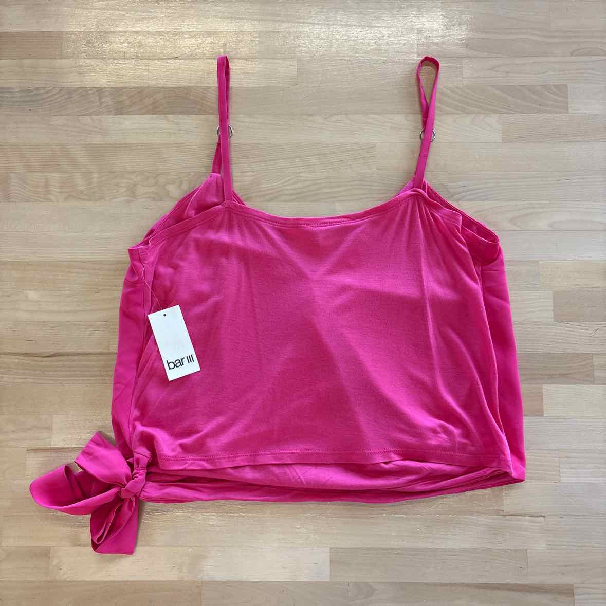 Bar III Size XL Pink Tank
