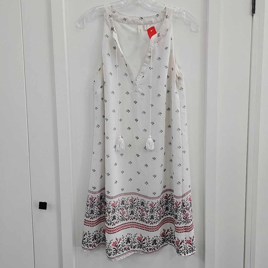 Tacera Size PS White Polyester Preloved Dress