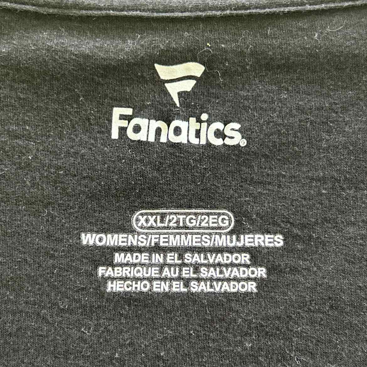 Fanatics Size XXL Black Preloved T-Shirt SS