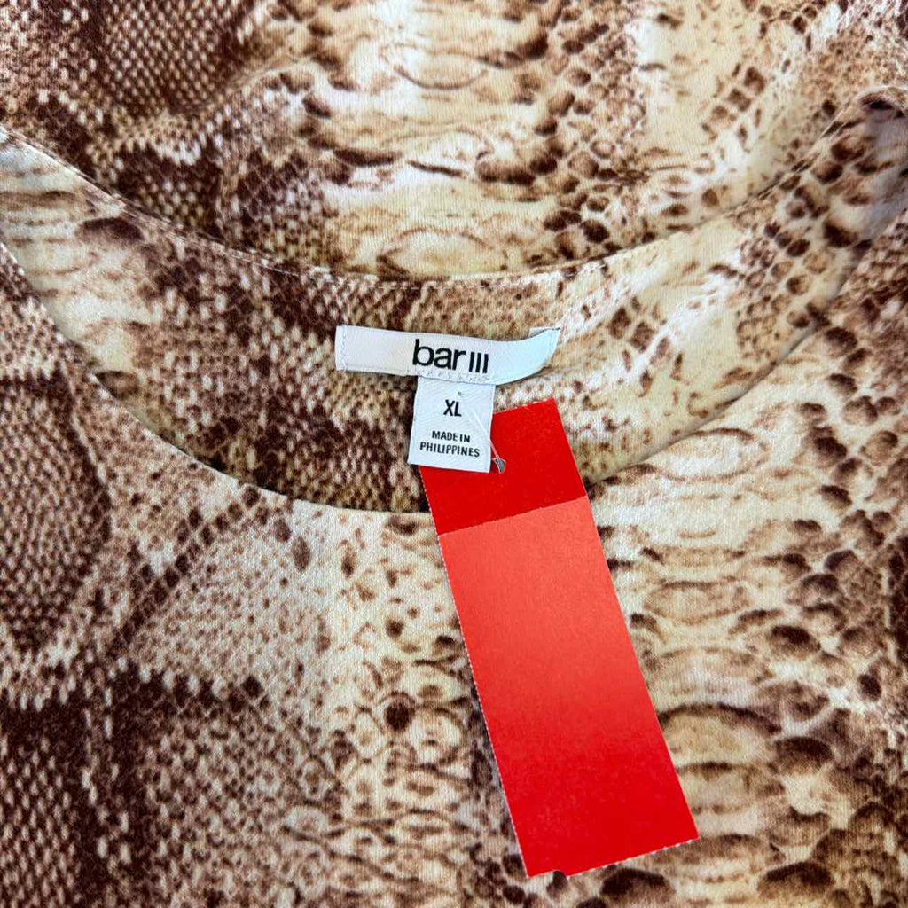 Bar III Size XL Tan Preloved Bodysuit