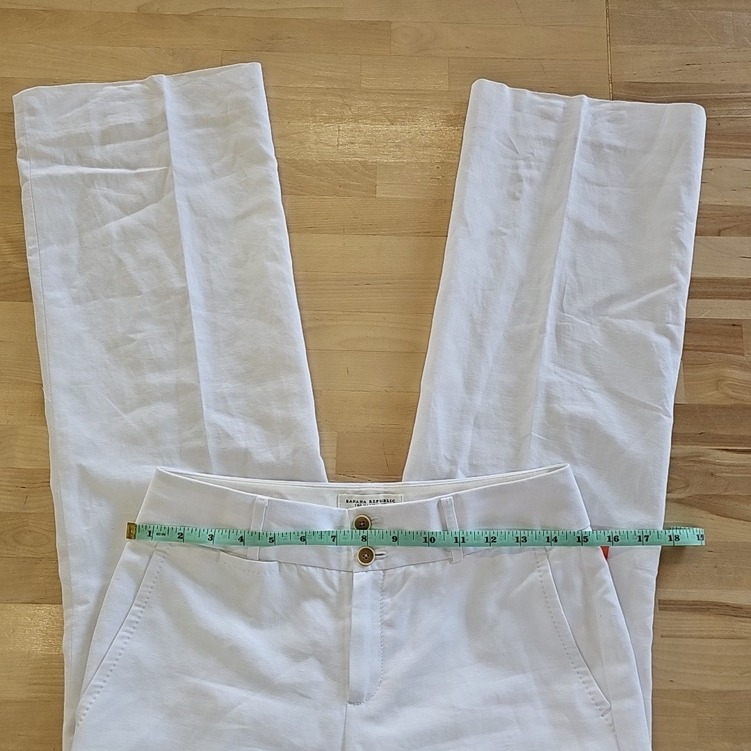 Banana Republic Size 2P White Preloved Pants