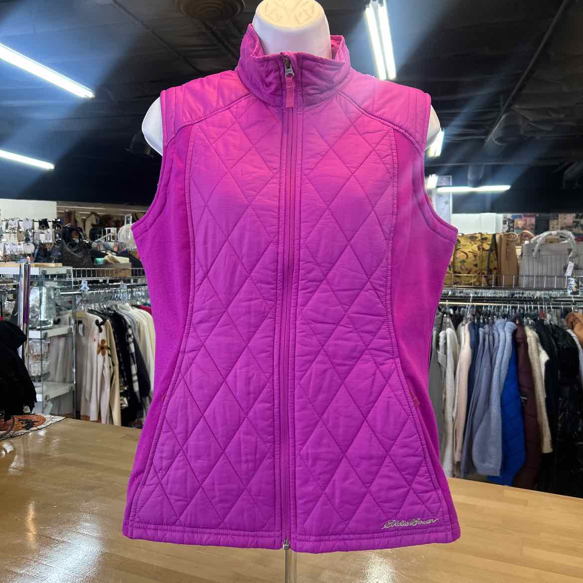 Eddie Bauer Size M Purple Preloved Vest