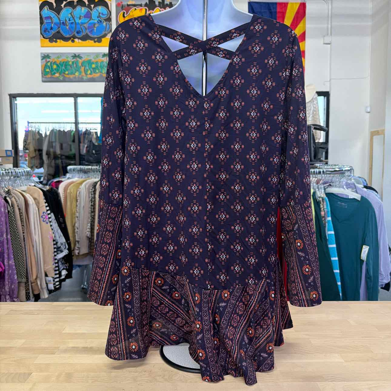 Style & Co. Size M Purple Preloved Tunic