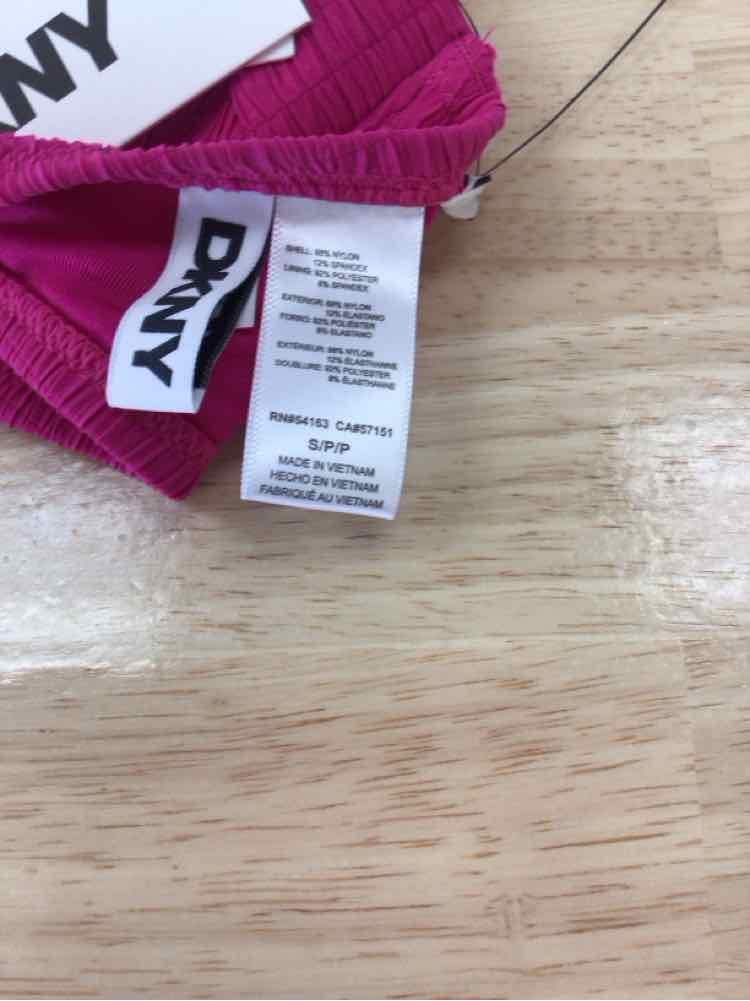 DKNY Size S Textured Molded Balconette Bikini Top