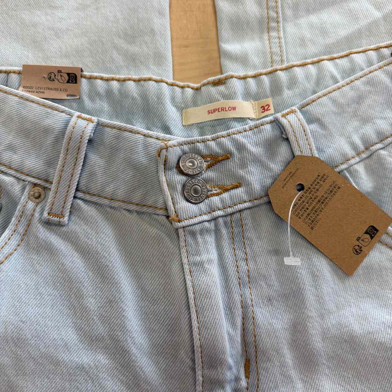 Levi's Superlow Loose Stripe Jeans