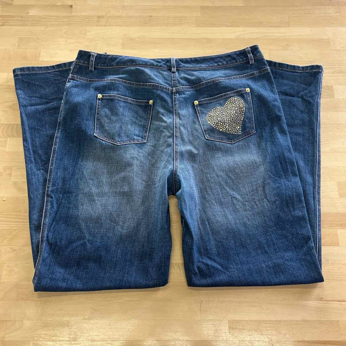St John's Bay Size 16 Blue Denim Preloved Jeans