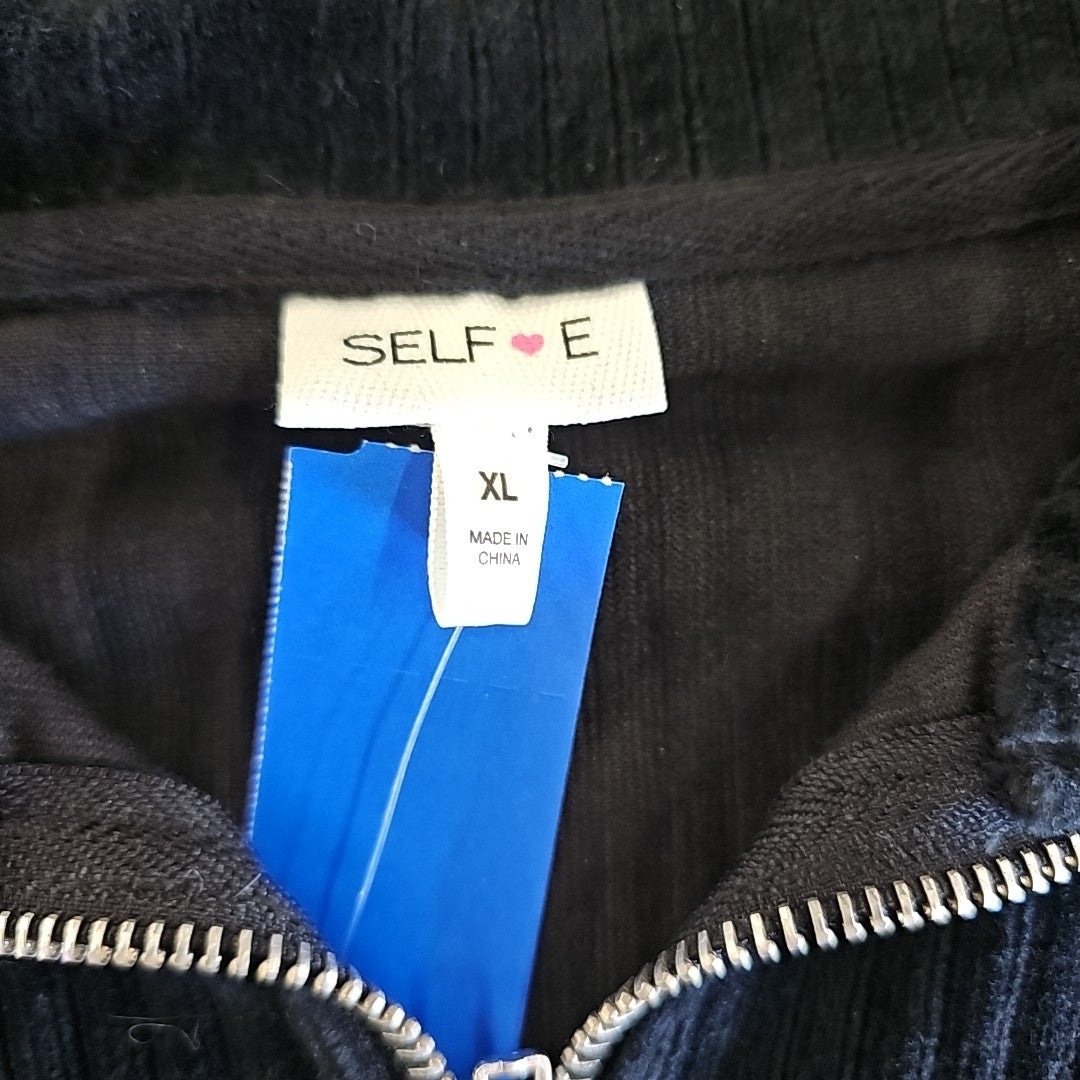 Self E Size XL Black Cardigan