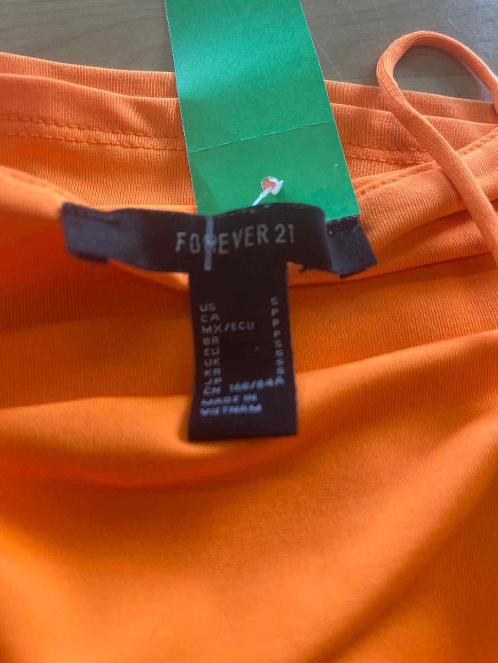 Forever 21 Size S Orange Preloved Dress