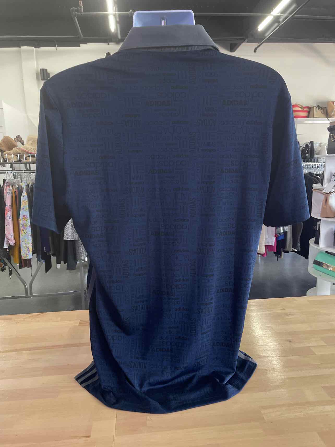 Adidas Size S Blue Preloved MENS Polo