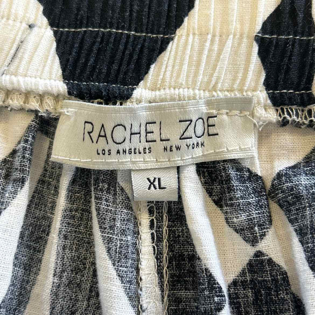 Rachel Zoe Size XL Black White Preloved Pants