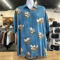 Moda Size XL Blue Preloved MENS Button Down Shirt
