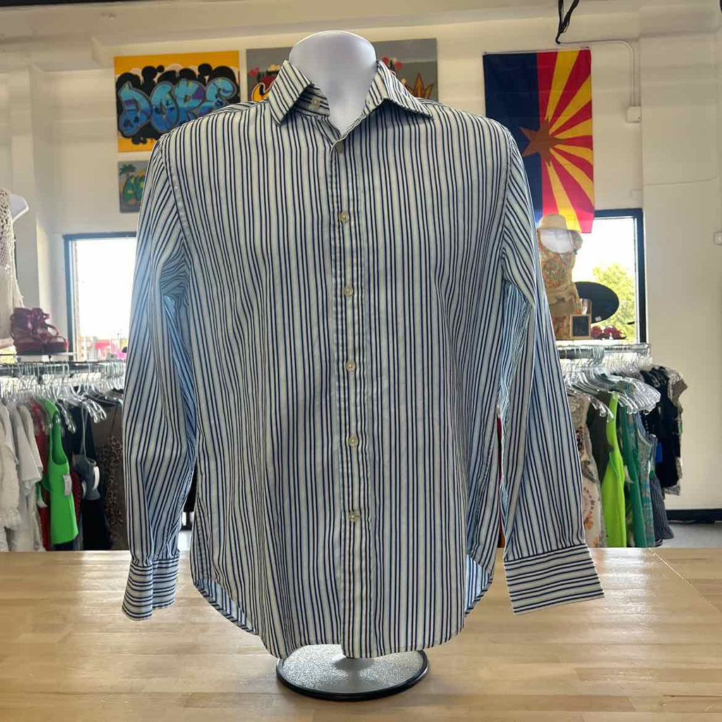 Express Size S Blue Preloved MENS Button Down Shirt