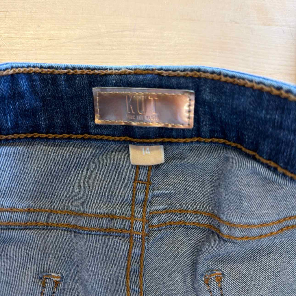 Kut from the Kloth Size 14 Blue Denim Preloved Jeans
