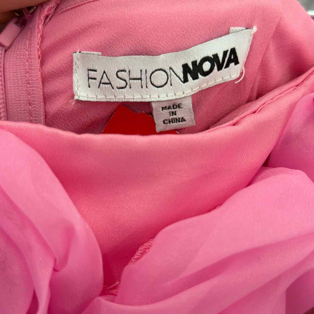 Fashion Nova Size XS Pink Preloved Mini Dress