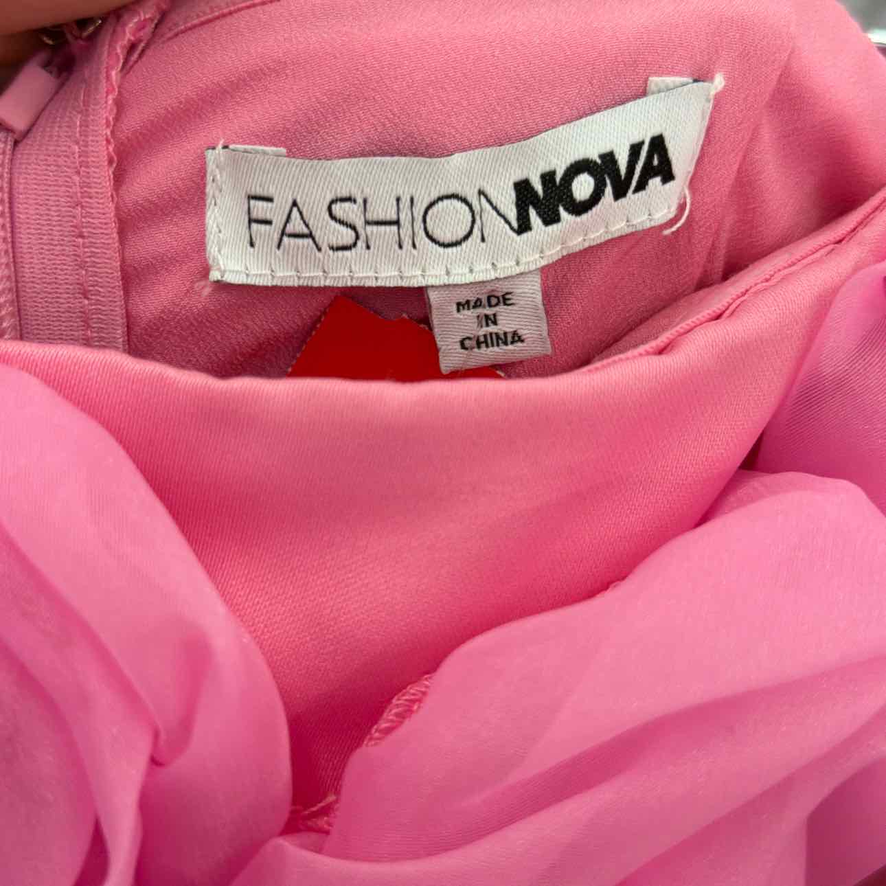 Fashion Nova Size XS Pink Preloved Mini Dress