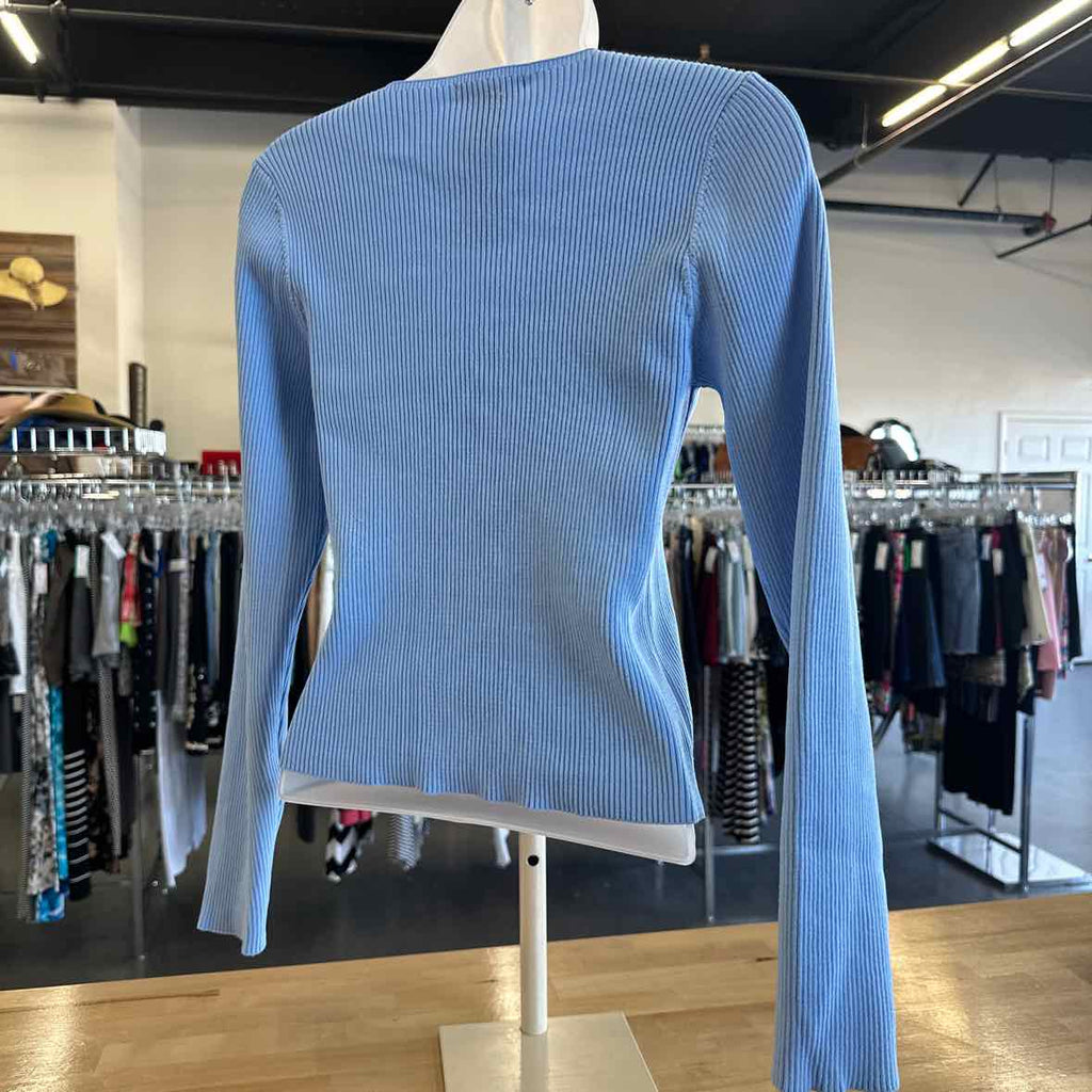Sincerely Jules Size L Blue Blouse