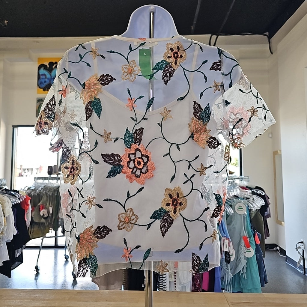 Glance Size XS White Preloved Tank