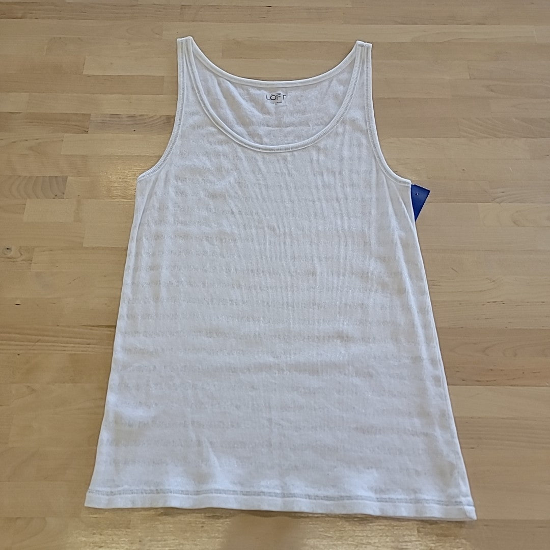 Loft Size XL White Tank