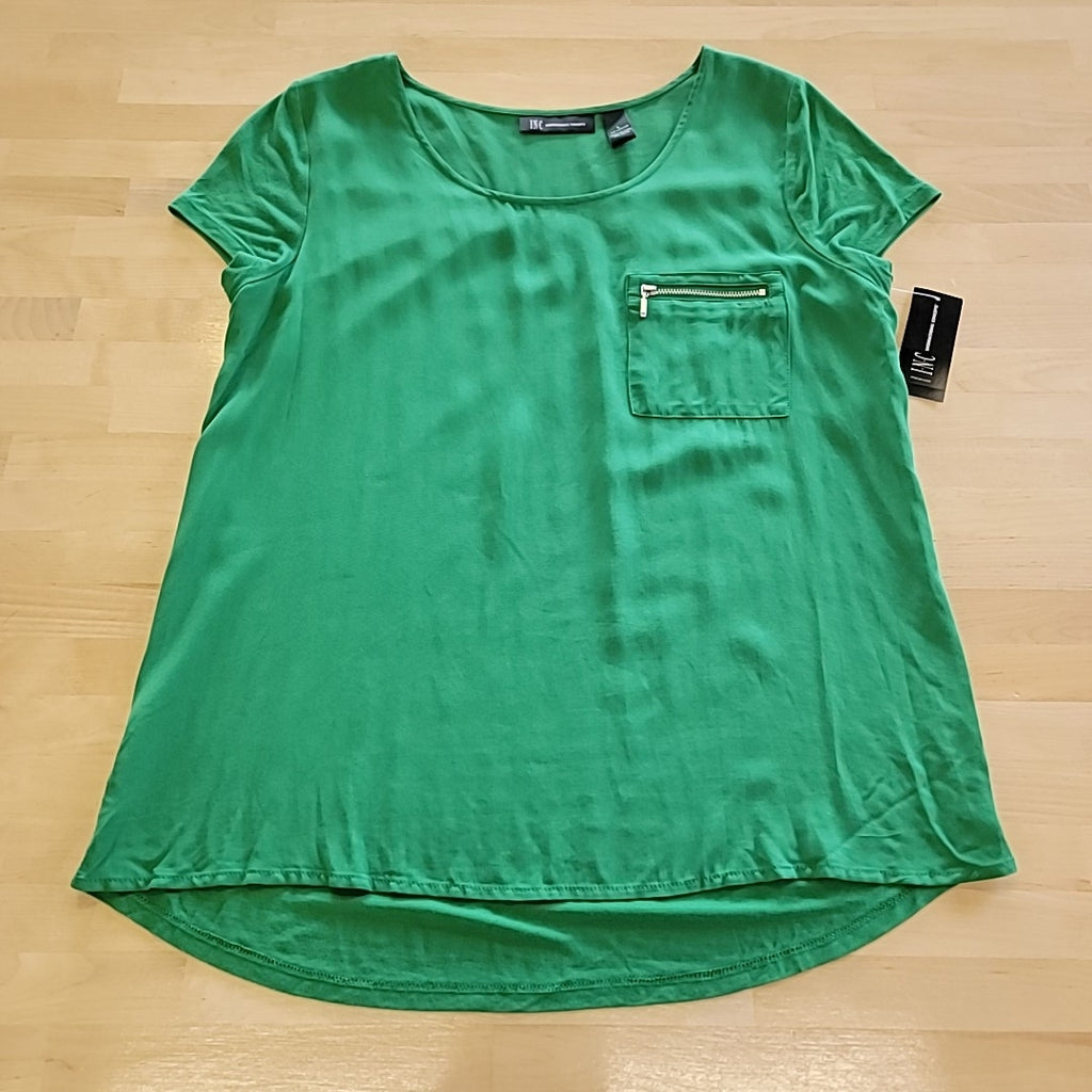 INC Size L Green Shirt