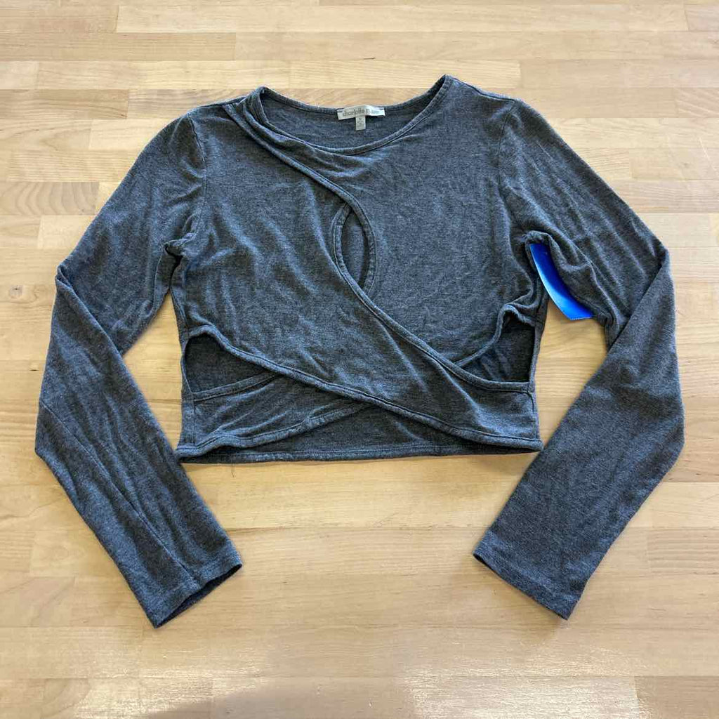 Charlotte Russe Size S Gray Long Sleeve