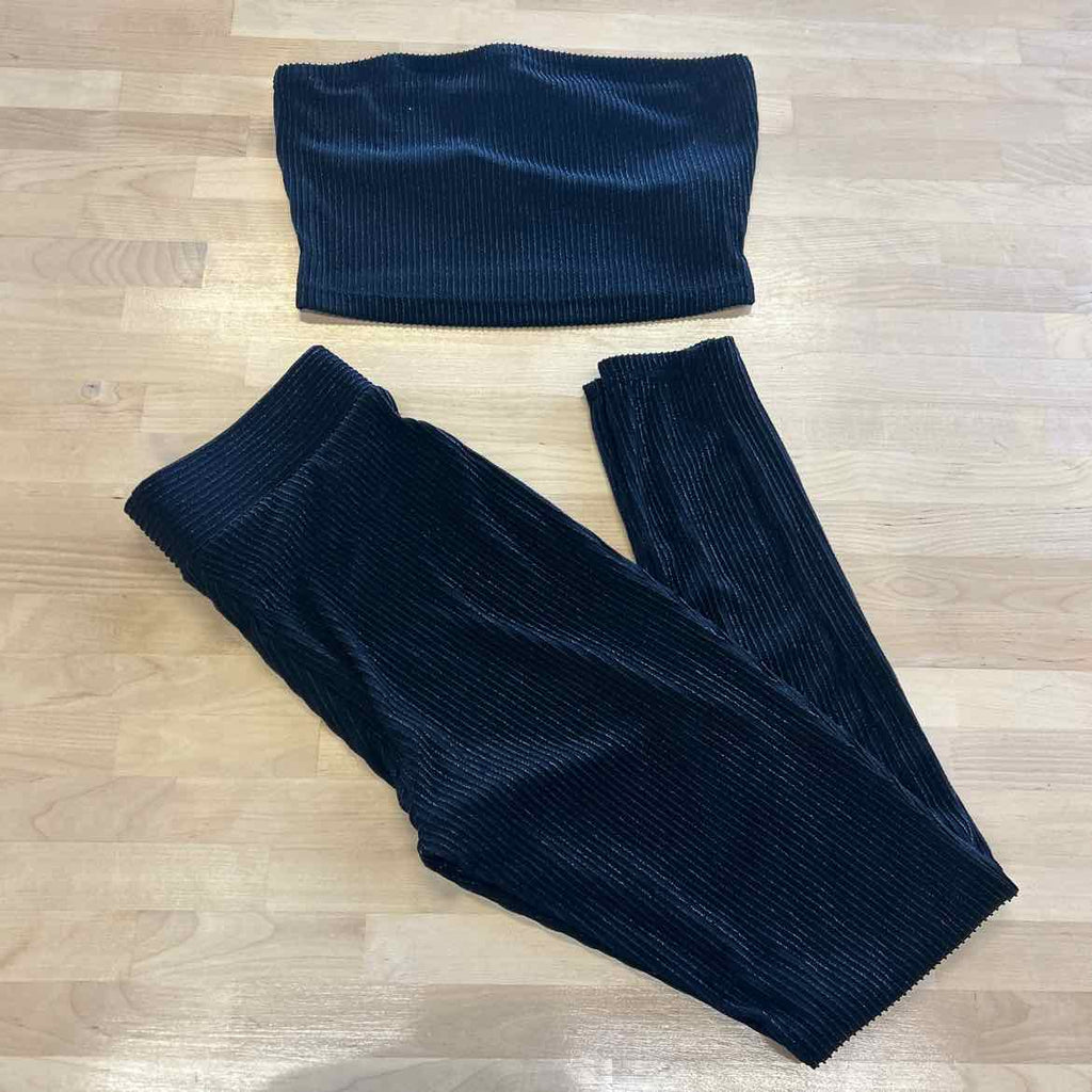 Forever 21 Size S Black 2 pc Dress Set