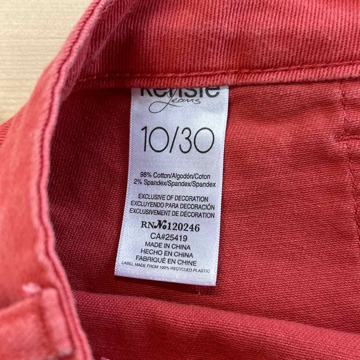 Kenzie Size 10 Orange Skirt