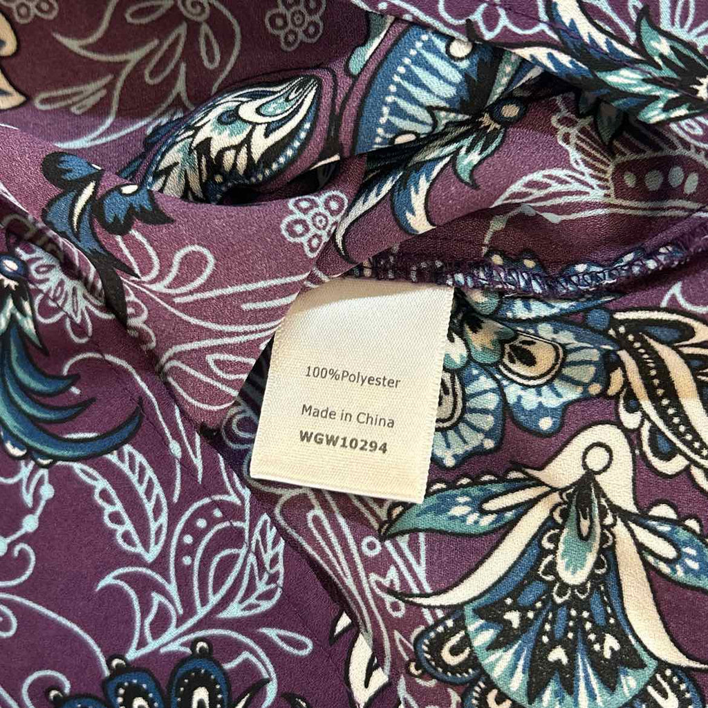 41 Hawthorn Size L Purple Preloved Blouse LS