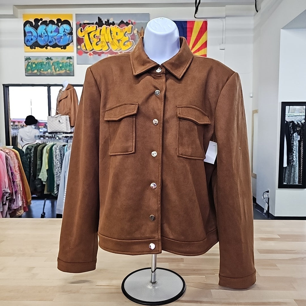 Tahari Snap Front Jacket