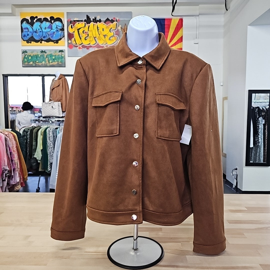 Tahari Snap Front Jacket