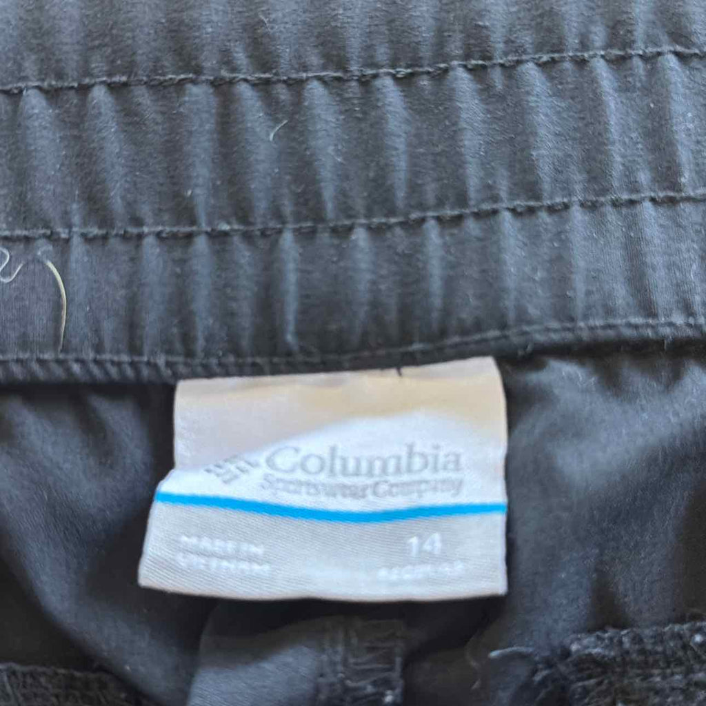 Columbia Size 14 Black Preloved Pants