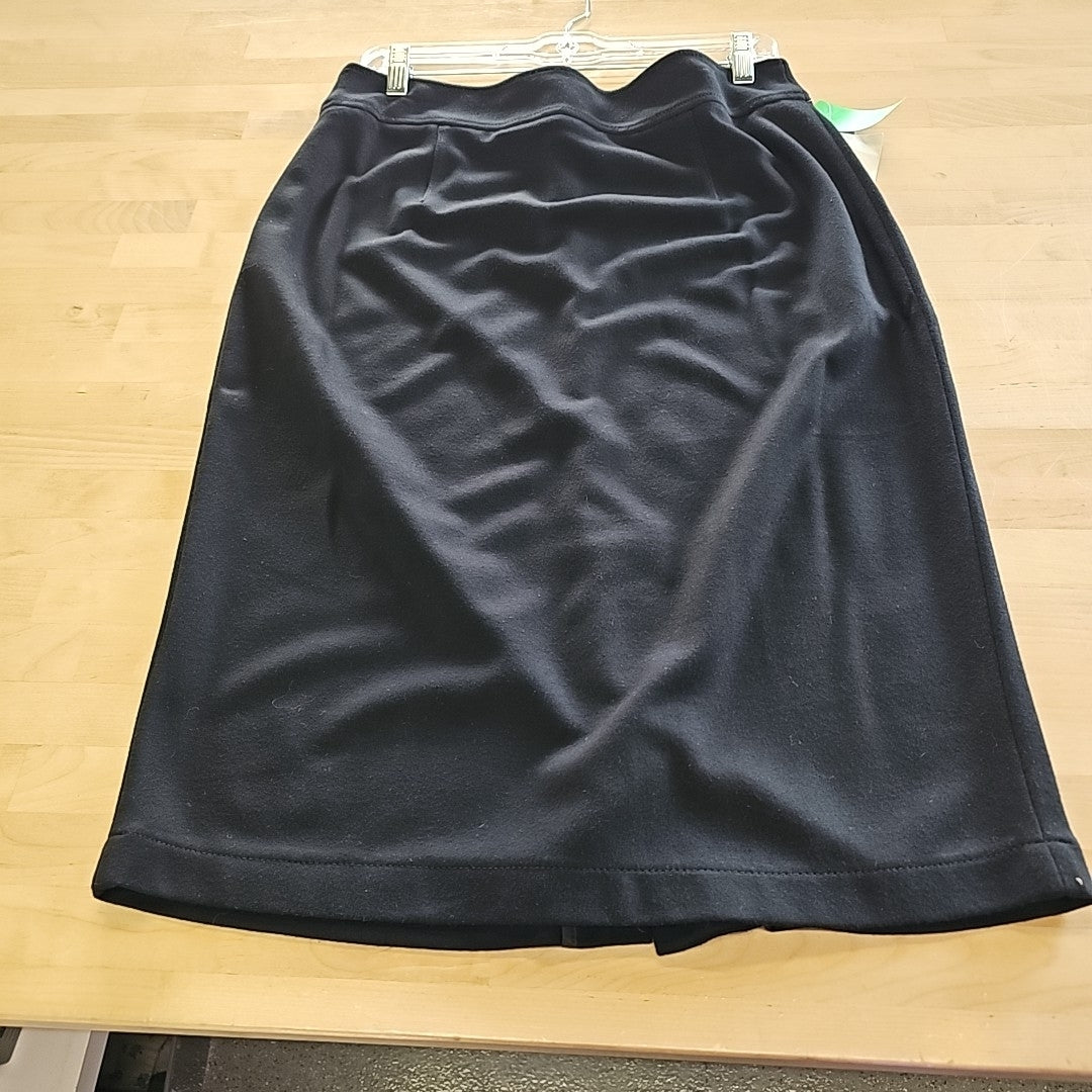 Liz Claiborne Size L Black Preloved Skirt
