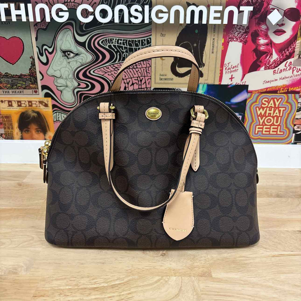 Coach Brown Preloved Handbag