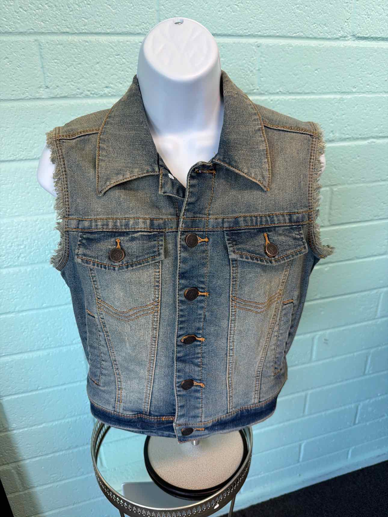 American Rag Size S Blue Denim Vest