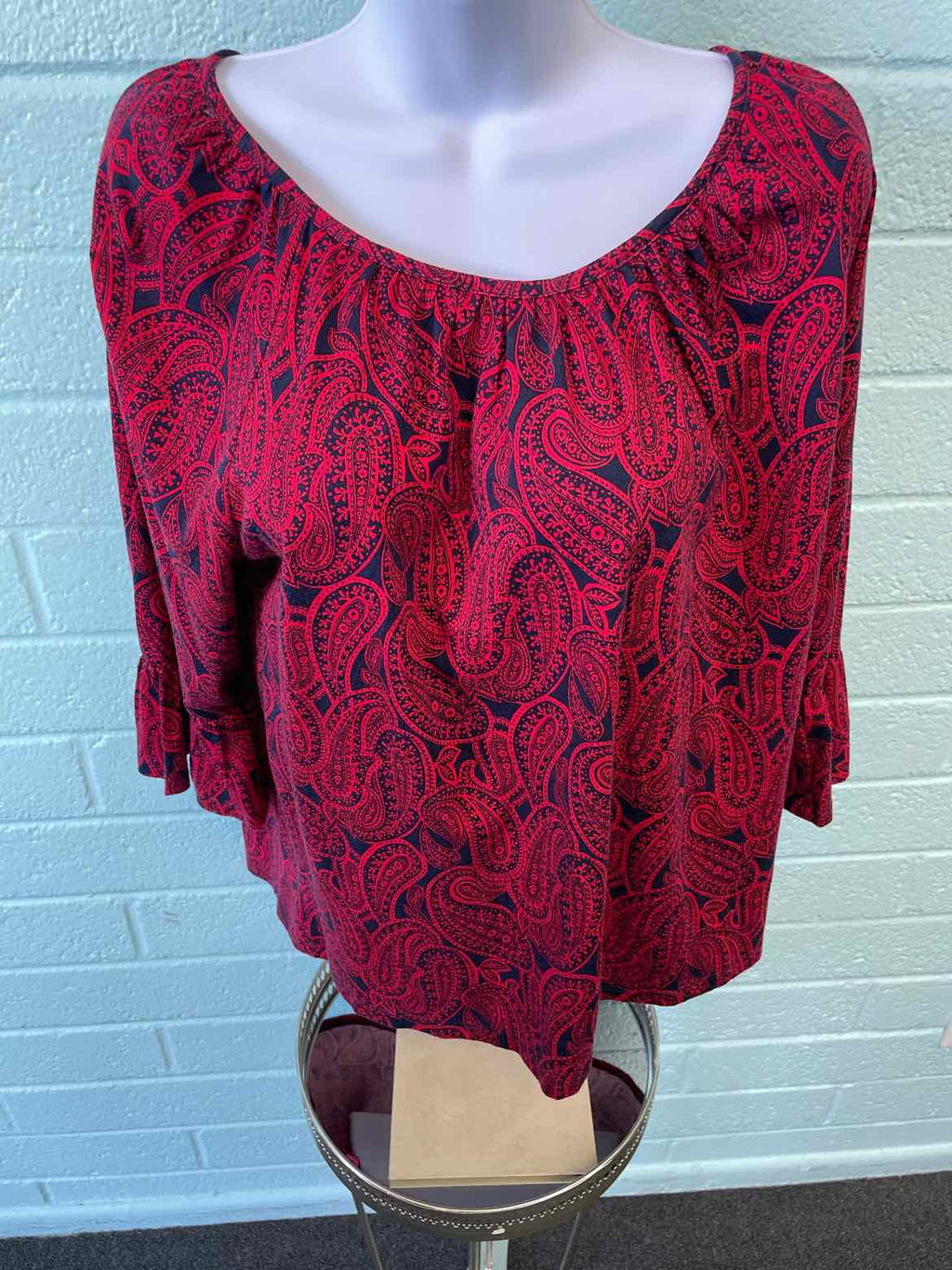 Michael Kors Size S Red & Blue T-shirt