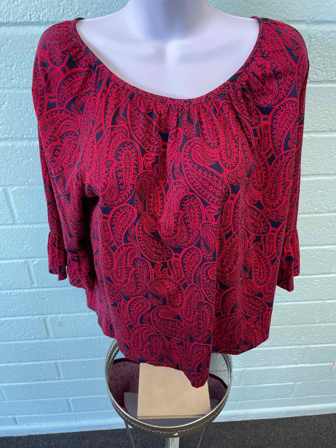 Michael Kors Size S Red & Blue T-shirt