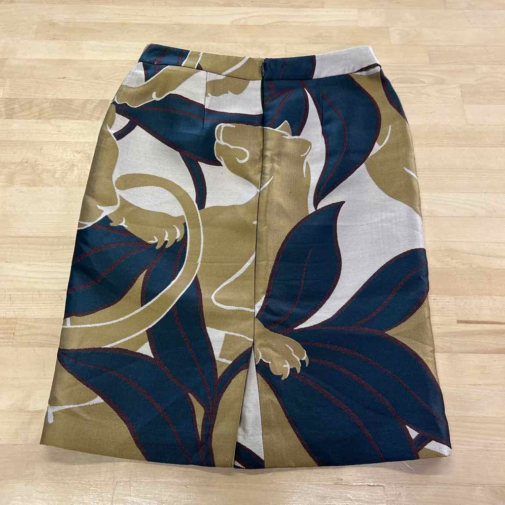 Ann Taylor Size 0 Gold Preloved Skirt