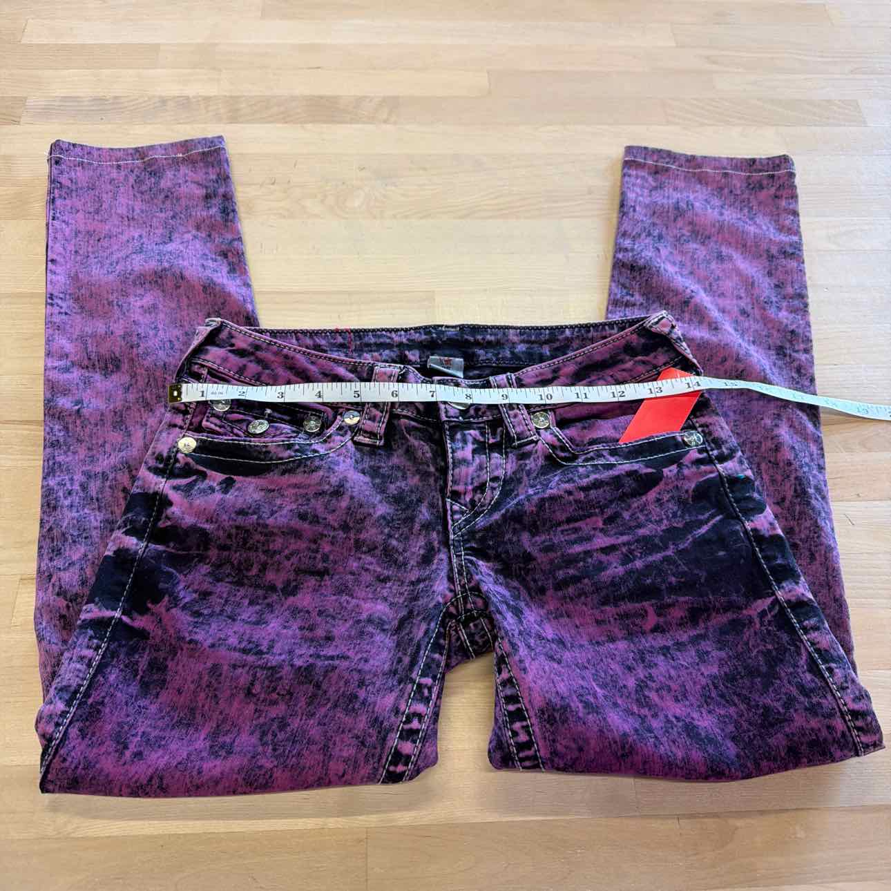 True Religion Size 25 Purple Preloved Pants