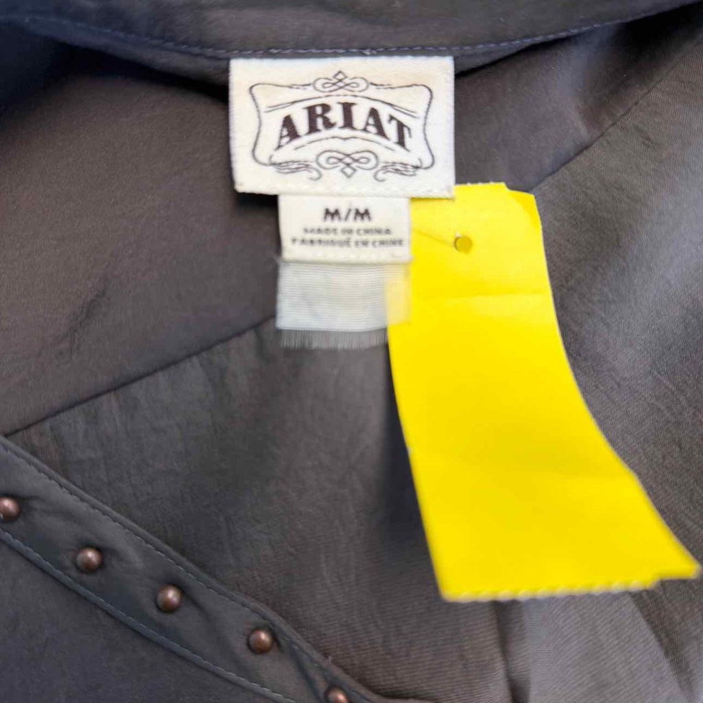 Ariat Size M Gray Long Sleeve