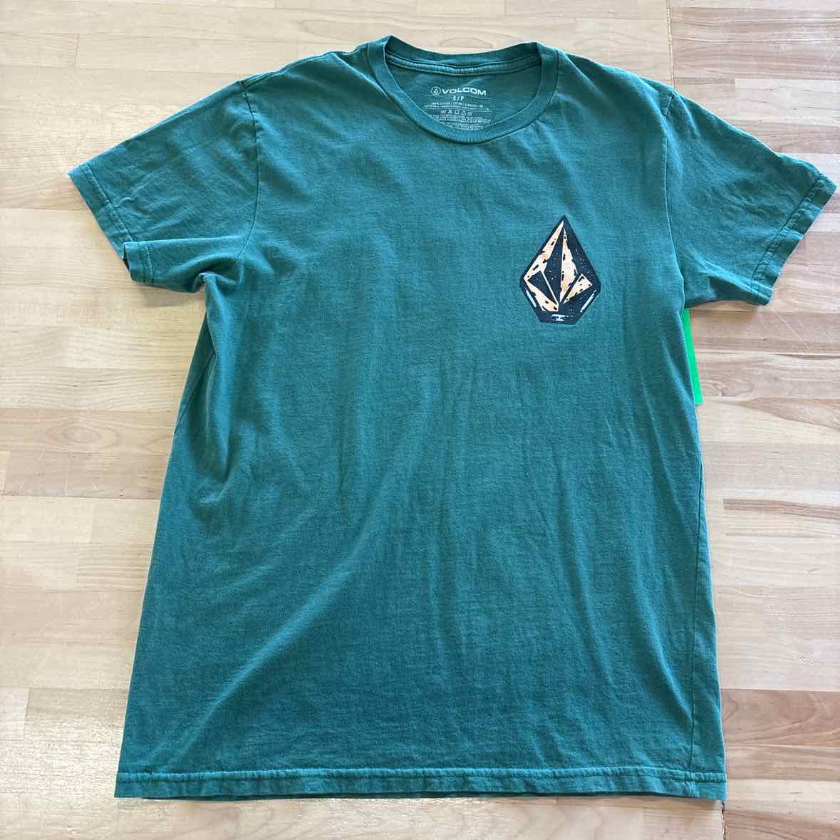 Volcom Size S Green Preloved MENS T-shirt