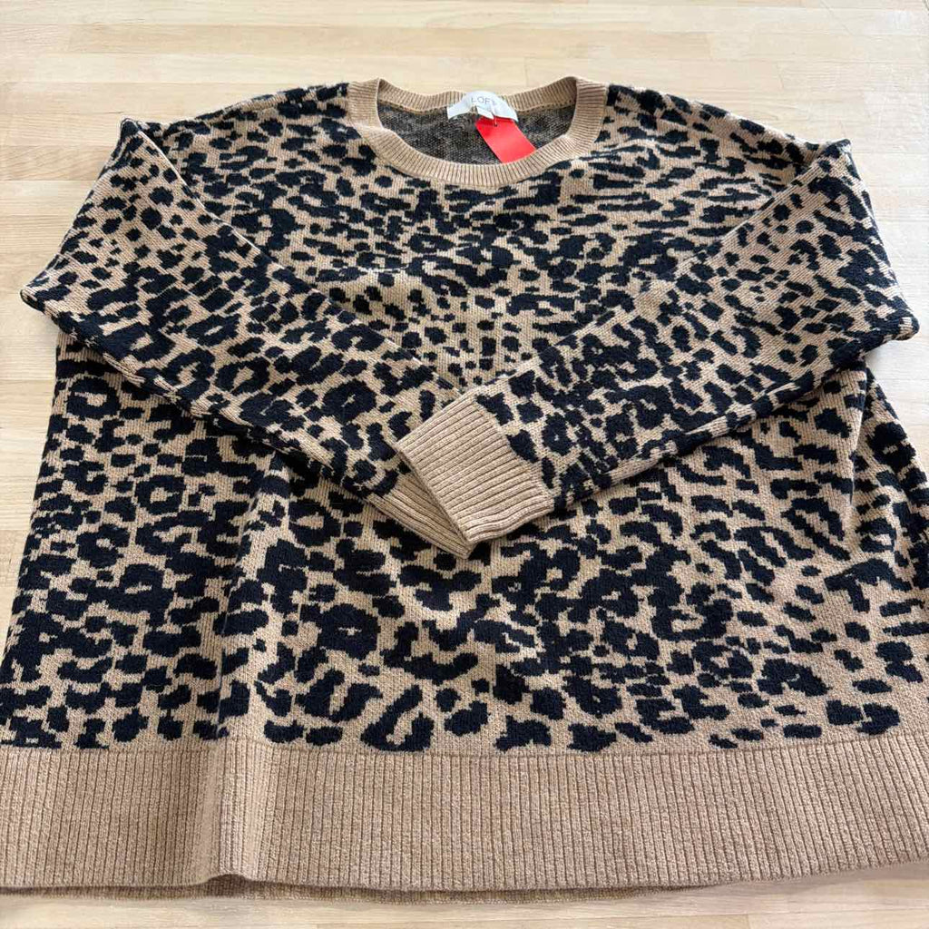 Loft Size L Tan Sweater