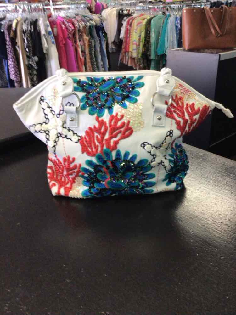 Chico's Mauve Print Handbag
