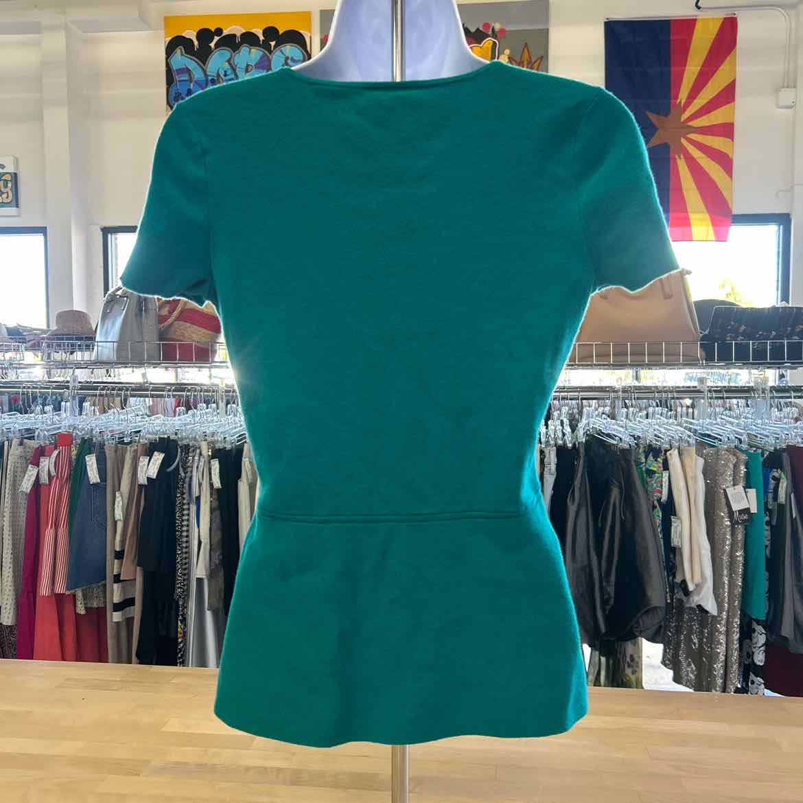 Ann Taylor Size SP Green Preloved T-Shirt SS