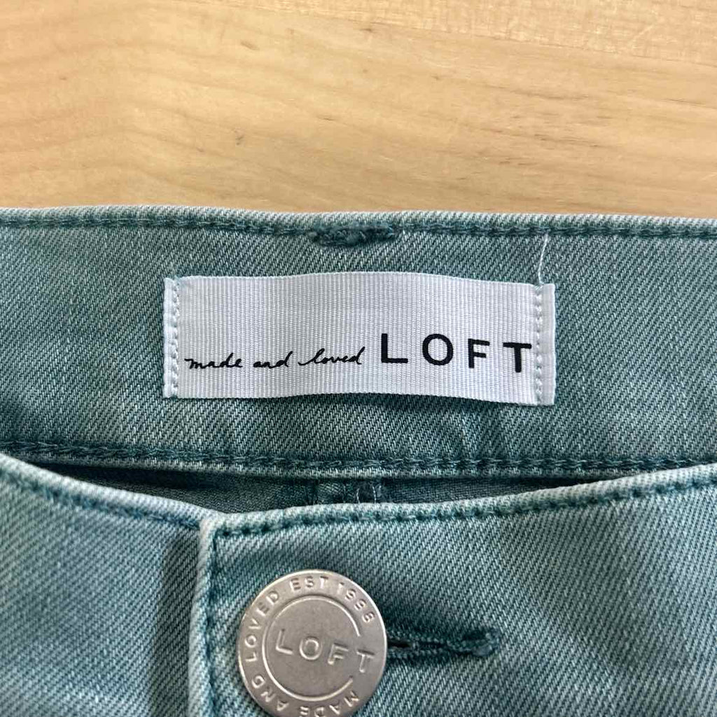 Loft Size 4 Teal Preloved Pants