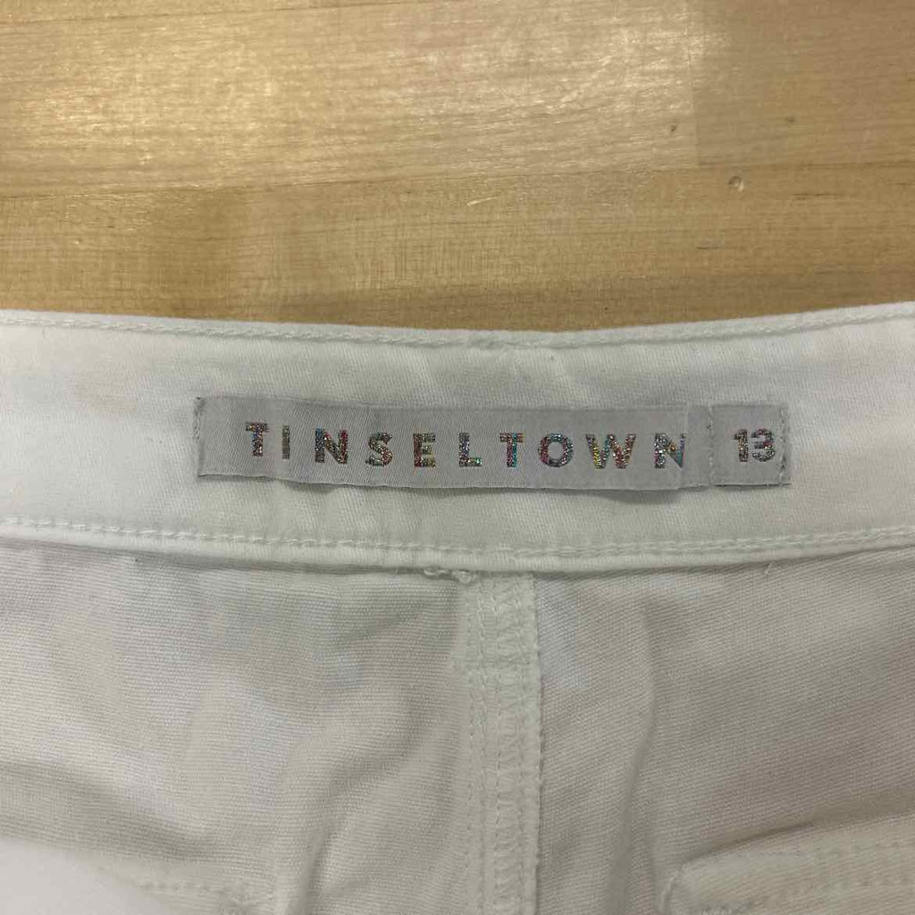 TINSELTOWN Size 13 White New Jeans